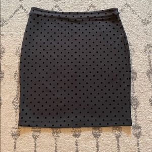 LOFT Petite Polka Dot Mini Skirt Size 4P